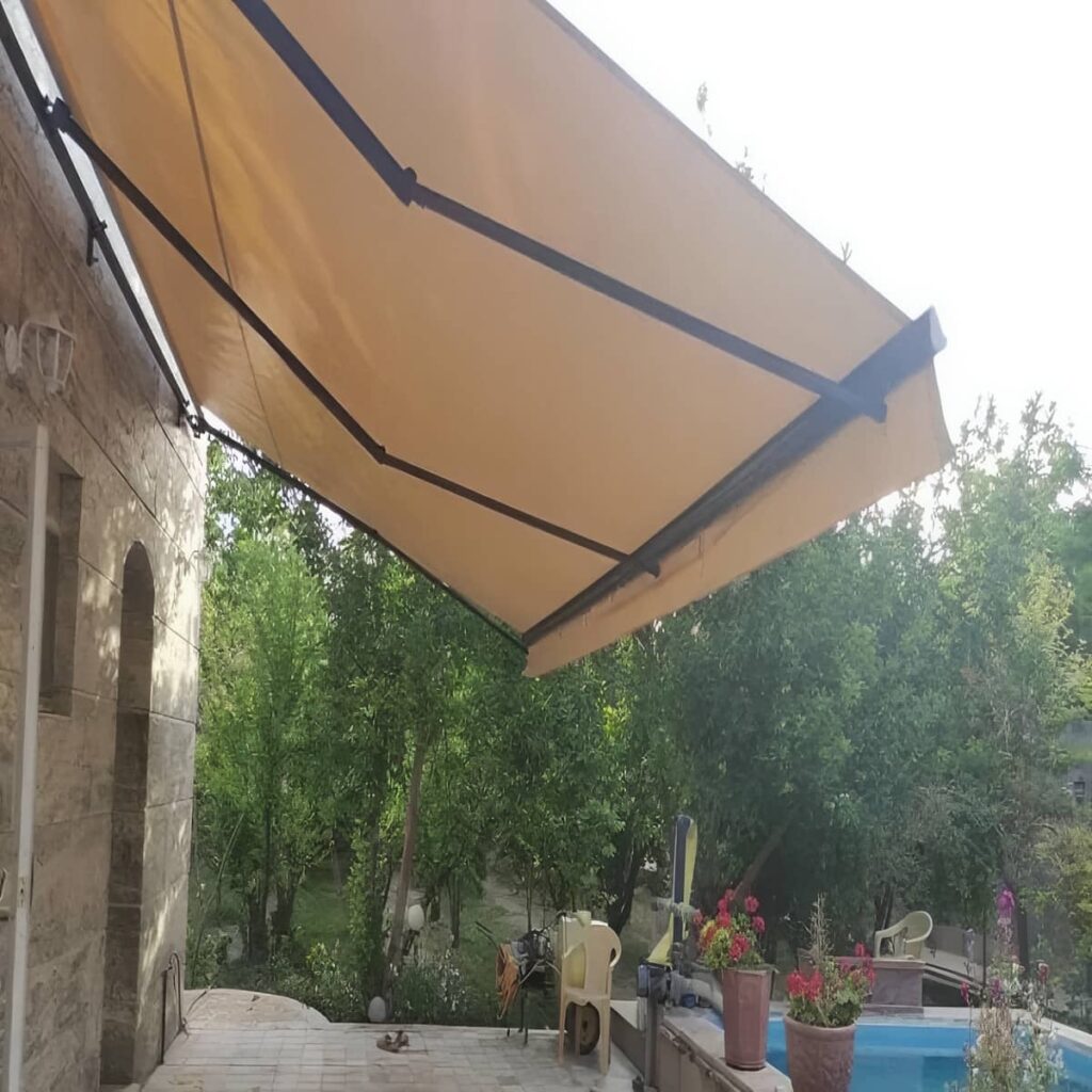 سایبان بازویی متریال مقاوم