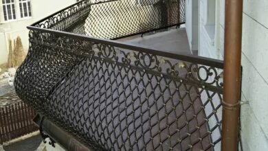 نرده پله مدرن با طراحی مینیمال