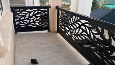 نرده دوبلکس طراحی مدرن راه پله