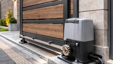 جک درب پارکینگ کم صدا بازویی