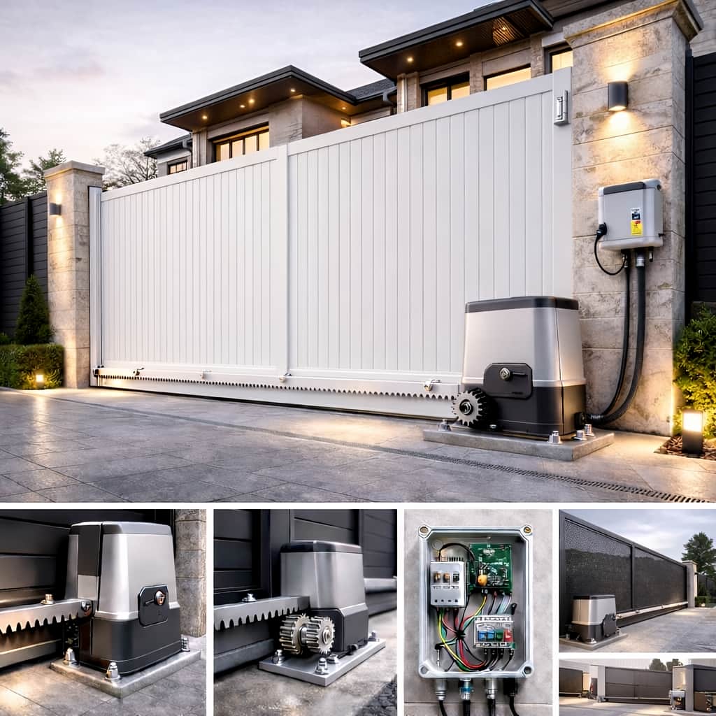 جک پارکینگی ریلی برای ورودی ساختمان