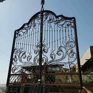 درب ویلا فلزی سفارشی بازسازی ساختمان