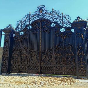 درب ویلایی فلزی ساده با رنگ سفارشی