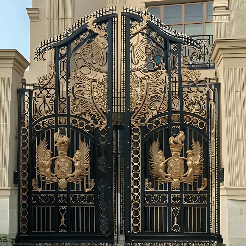 درب گلنرده دار سفارشی با طرح مدرن
