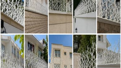 حفاظ روی دیوار مدل شاخ گوزنی فلزی