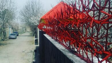 حفاظ آبشاری سفارشی فلزی با طراحی خاص