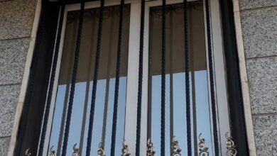 حفاظ پنجره آهنی ساده با طراحی مناسب خانه