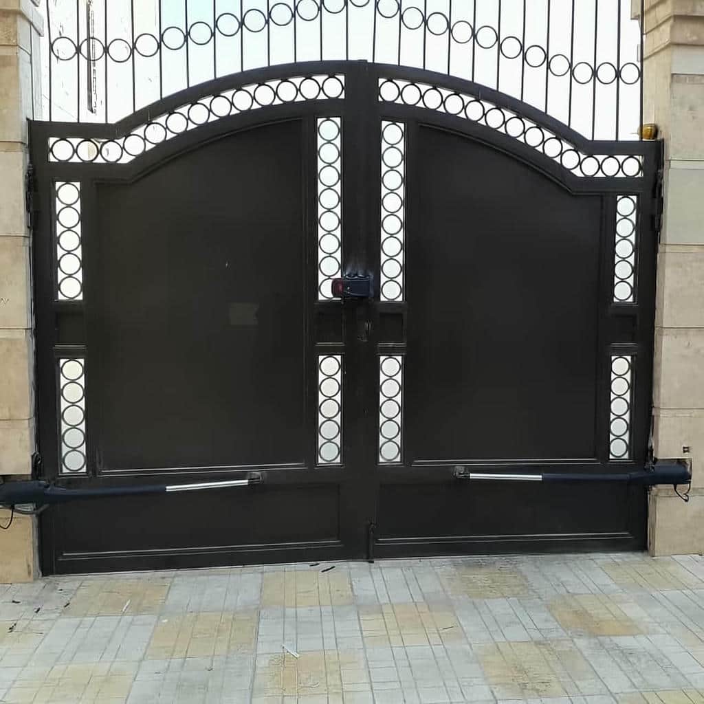 جک درب پارکینگ با بازوی فلزی بلند
