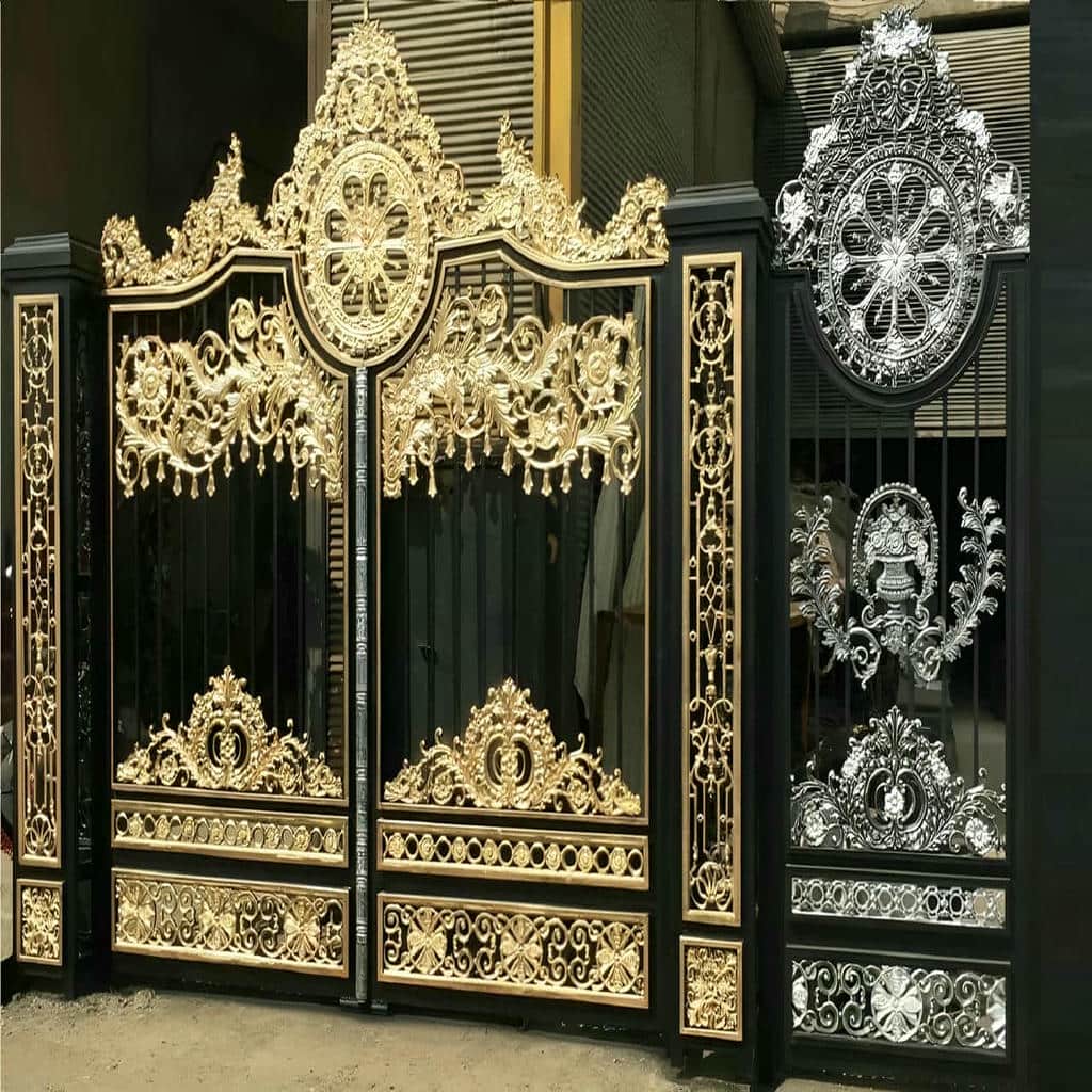 درب آهنی مینیمال اجرا شده در استان یزد