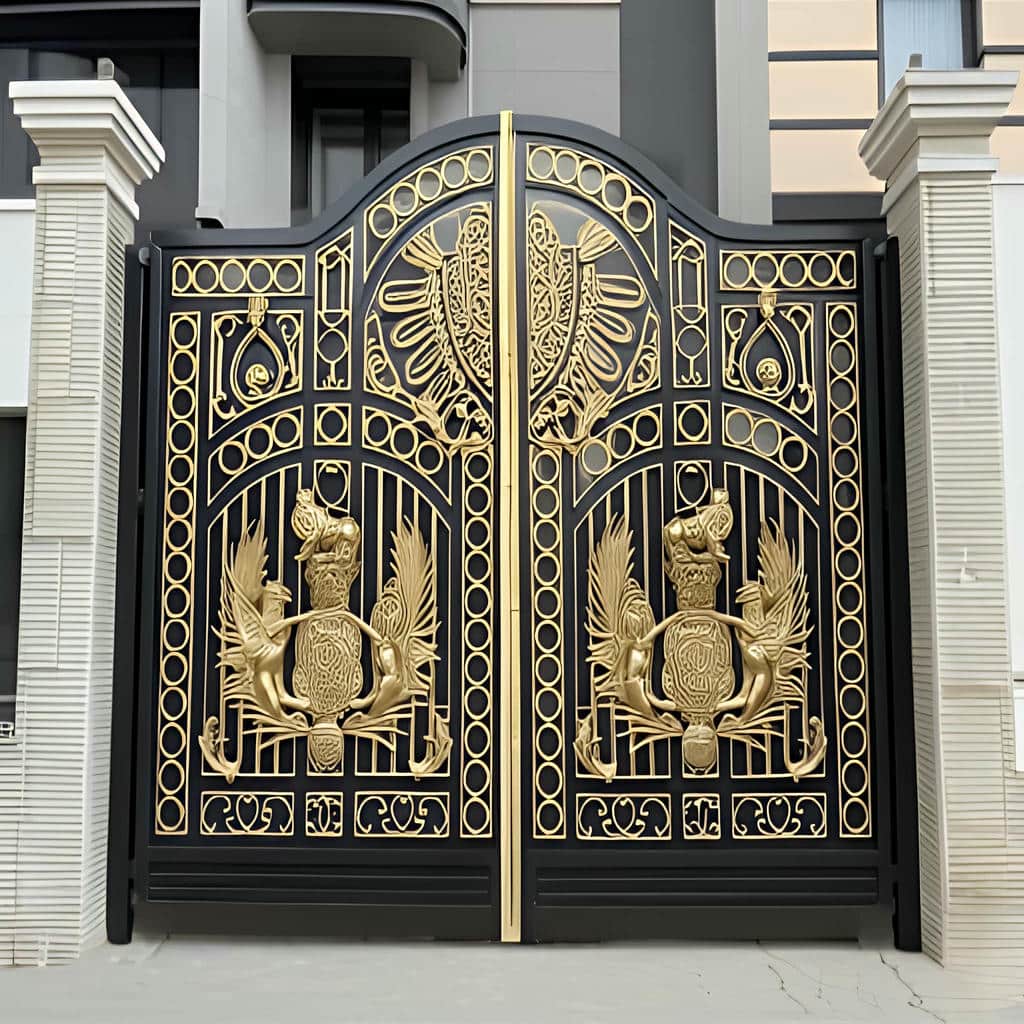 درب آهنی ویلایی اجرا شده در شهرکرد