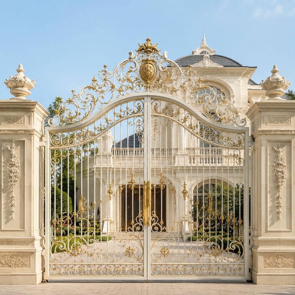 درب حیاط مدرن اجرا شده در استان زنجان
