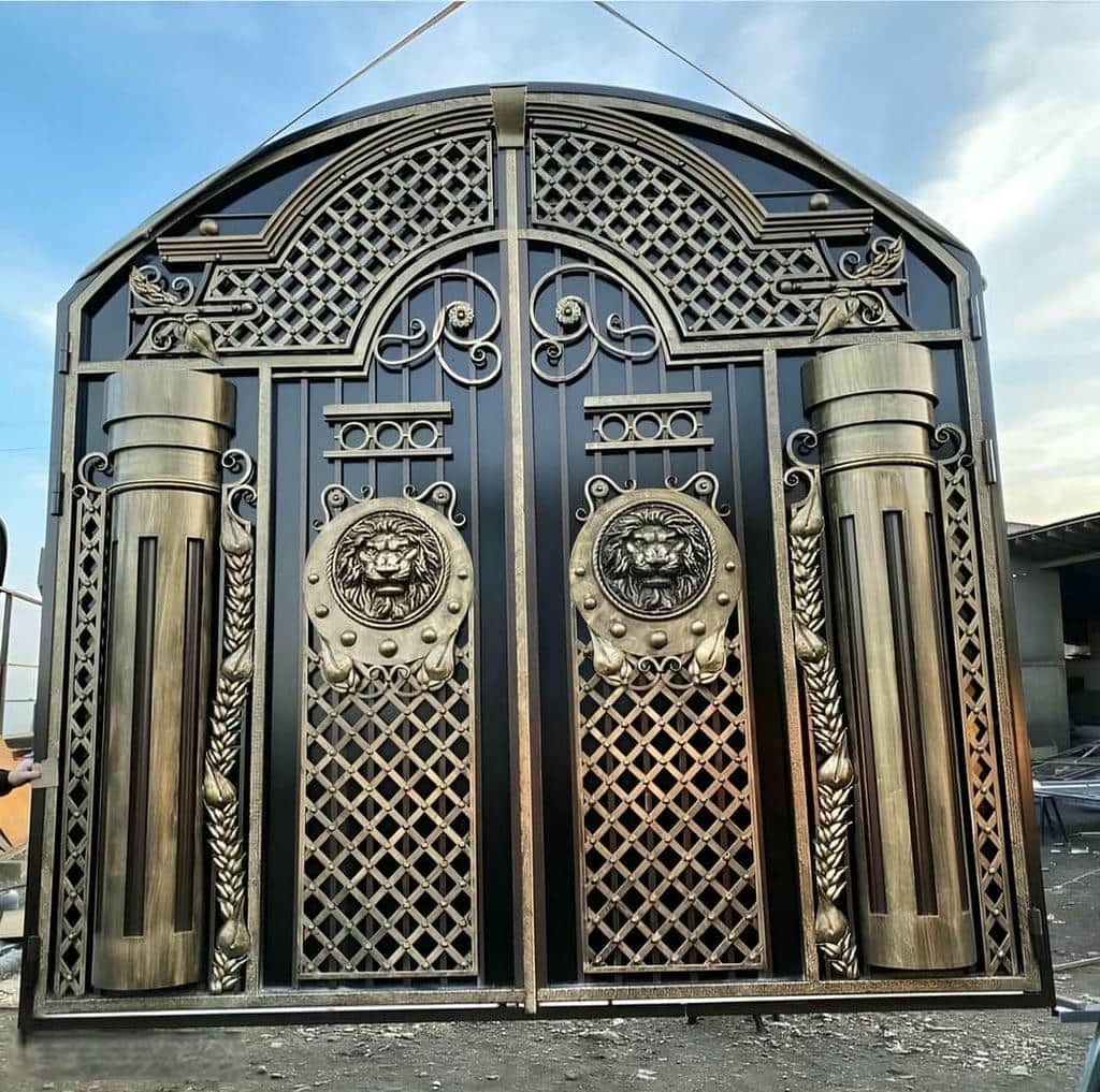 سازه ورودی سفارشی پروژه مسکونی بیرجند