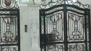 درب حیاط مشکی کم عرض در استان سیستان و بلوچستان